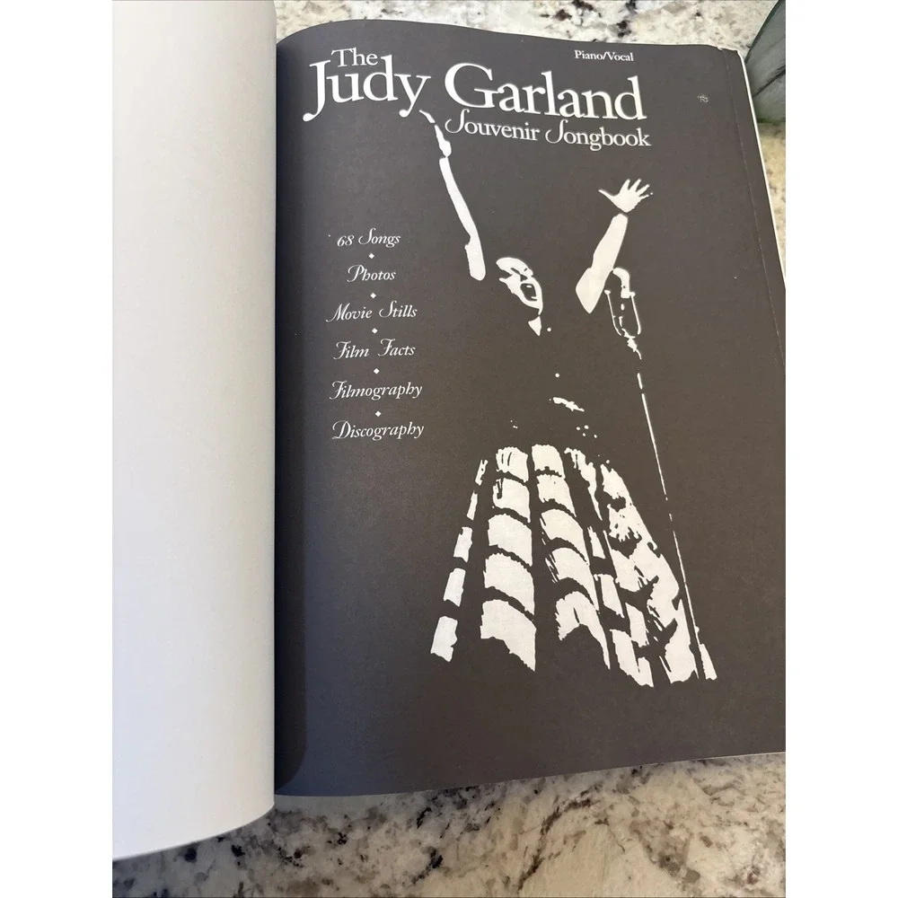 The Judy Garland Souvenir‎ Songbook Piano/Vocal/Guitar